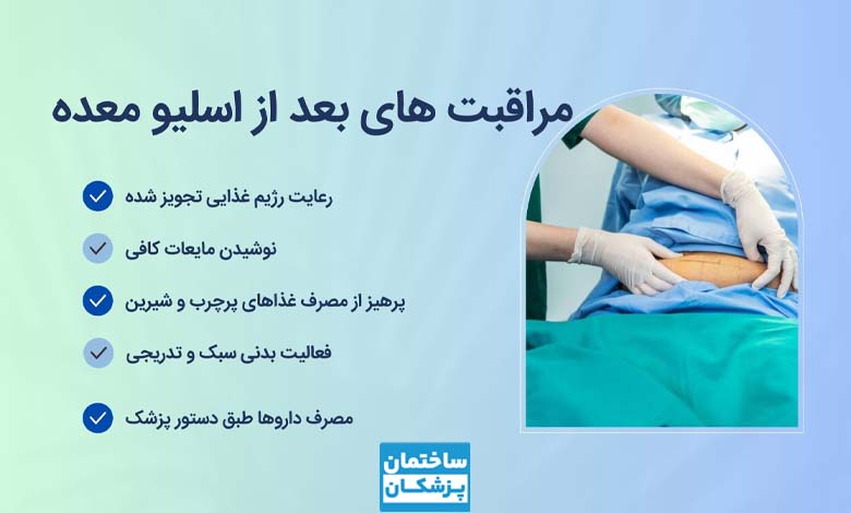 مراقبت های بعد از عمل اسلیو معده در مشهد
