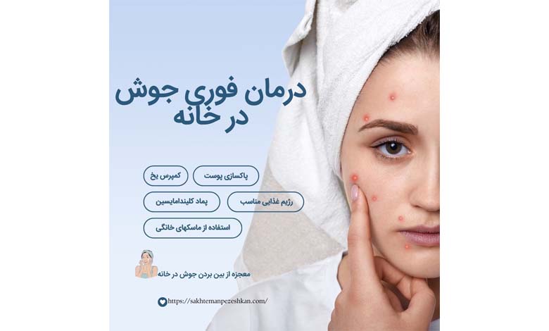از بین بردن جوش صورت در یک روز