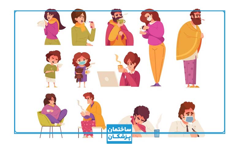 اینفوگرافیک علائم سرماخوردگی