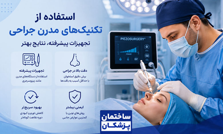 استفاده ار تکنیکهای مدرن جراحی و تجهیزات پیشرفته توسط بهترین جراح بینی در زعفرانیه